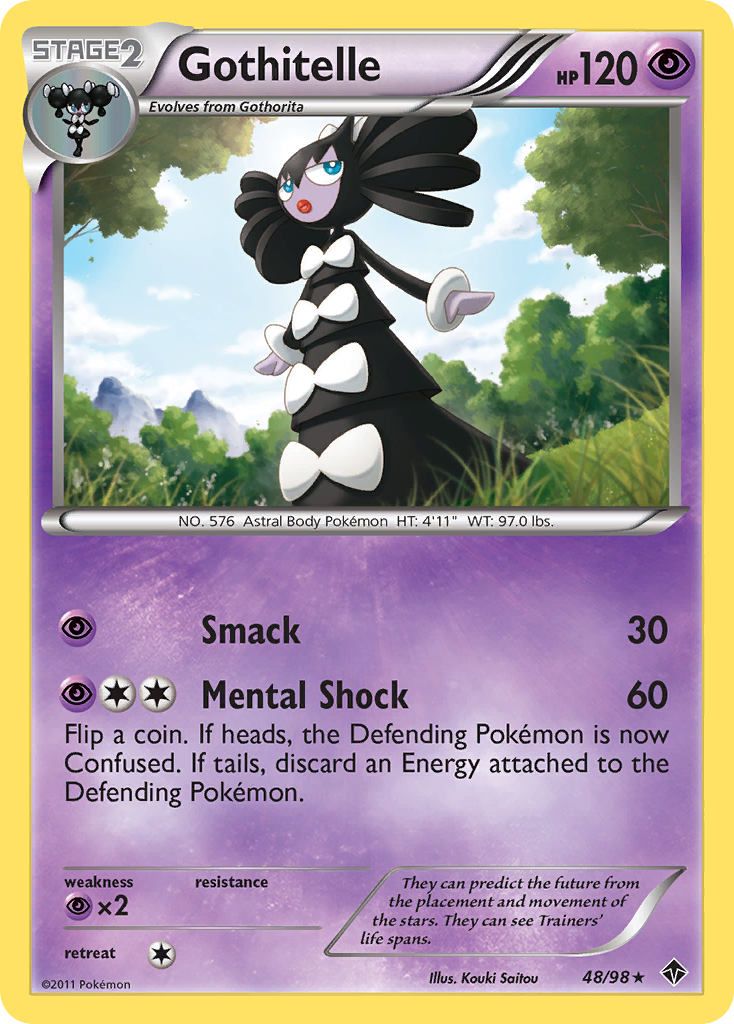 Gothitelle (48/98) [Black & White: Emerging Powers] - Card Brawlers | Quebec | Canada | Yu-Gi-Oh!