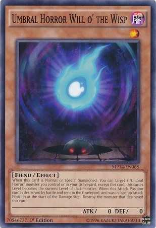 Umbral Horror Will o' the Wisp [MP14-EN068] Common - Yu-Gi-Oh! - Card Brawlers | Quebec | Canada |