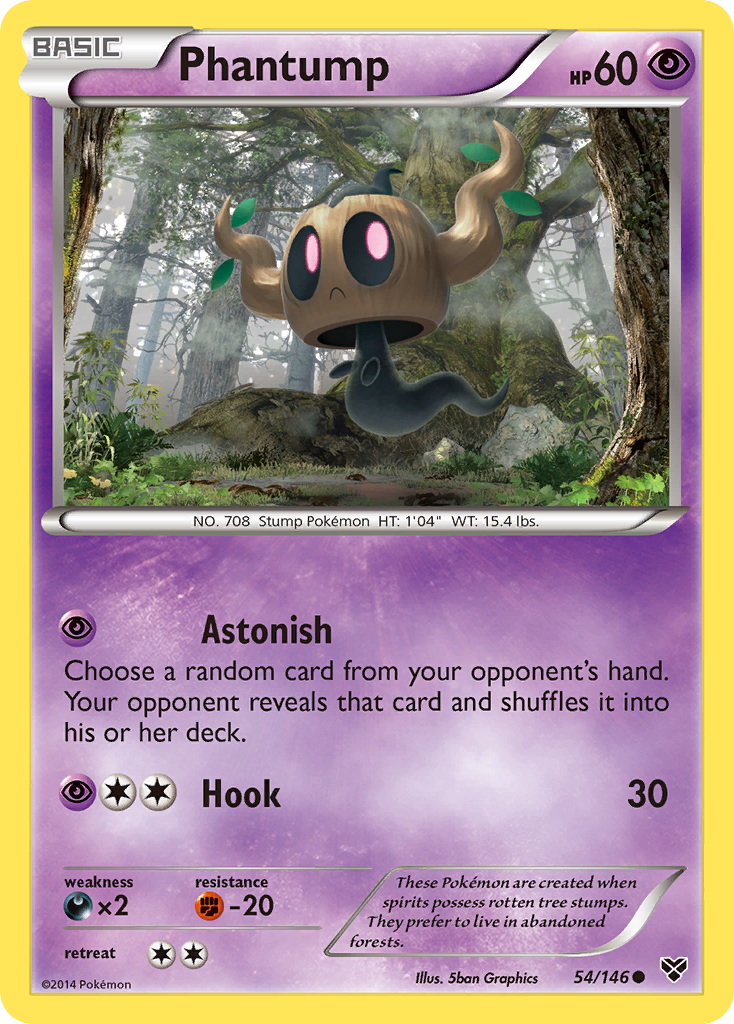 Phantump (54/146) [XY: Base Set] - Card Brawlers | Quebec | Canada | Yu-Gi-Oh!