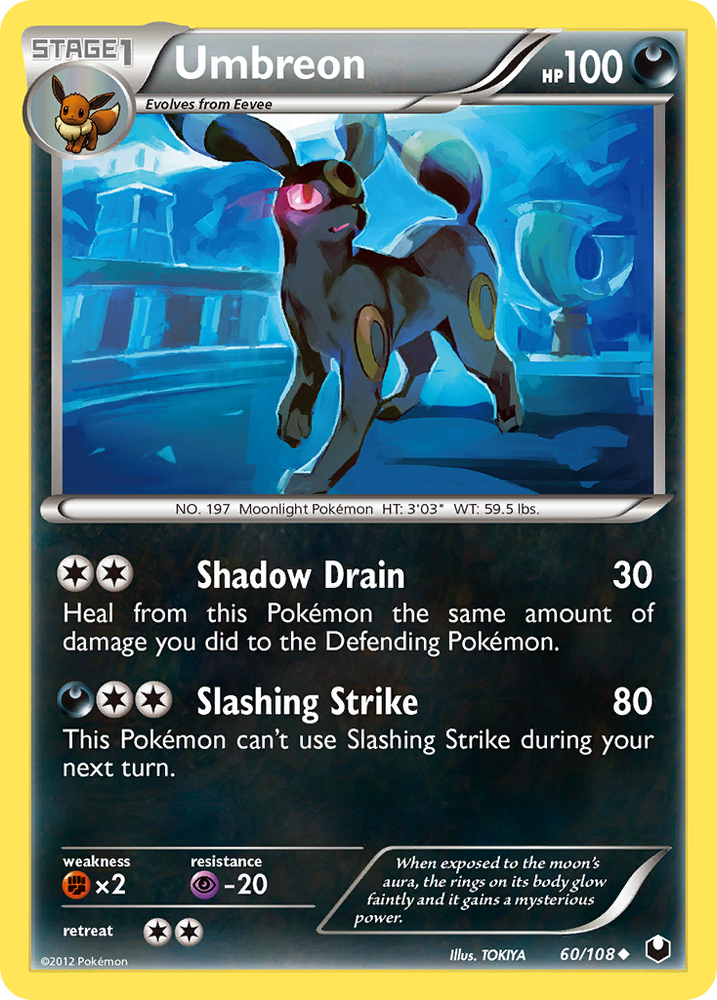 Umbreon (60/108) [Black & White: Dark Explorers] - Card Brawlers | Quebec | Canada | Yu-Gi-Oh!