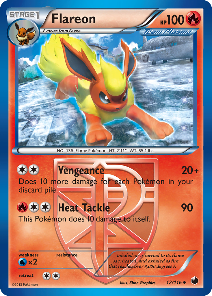 Flareon (12/116) [Black & White: Plasma Freeze] - Card Brawlers | Quebec | Canada | Yu-Gi-Oh!