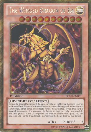 The Winged Dragon of Ra [PGLD-EN031] Gold Secret Rare - Card Brawlers | Quebec | Canada | Yu-Gi-Oh!