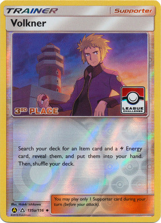 Volkner (135a/156) (League Challenge 3rd Place) [Sun & Moon: Ultra Prism] - Card Brawlers | Quebec | Canada | Yu-Gi-Oh!