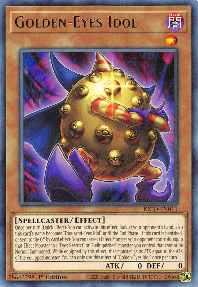 Golden-Eyes Idol (Rare) [KICO-EN011] Rare - Card Brawlers | Quebec | Canada | Yu-Gi-Oh!