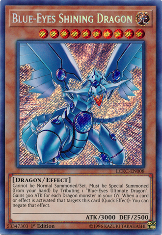 Blue-Eyes Shining Dragon [LCKC-EN008] Secret Rare - Card Brawlers | Quebec | Canada | Yu-Gi-Oh!