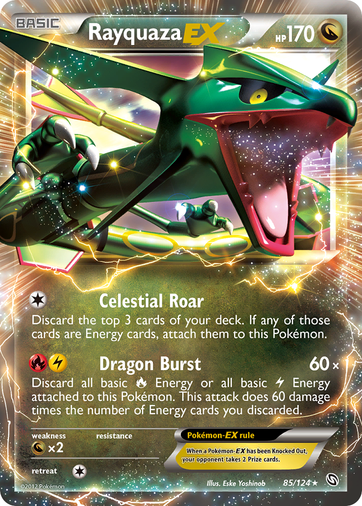 Rayquaza EX (85/124) [Black & White: Dragons Exalted] - Card Brawlers | Quebec | Canada | Yu-Gi-Oh!