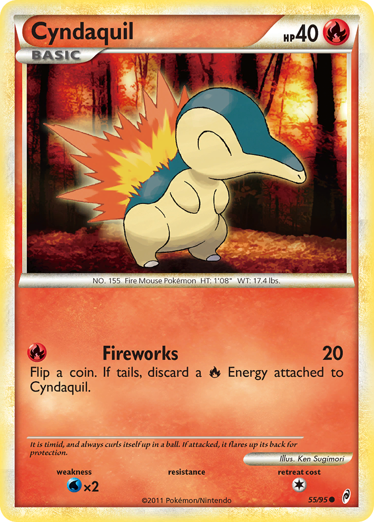 Cyndaquil (55/95) [HeartGold & SoulSilver: Call of Legends] - Card Brawlers | Quebec | Canada | Yu-Gi-Oh!