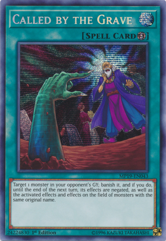 Called by the Grave [MP19-EN043] Prismatic Secret Rare - Card Brawlers | Quebec | Canada | Yu-Gi-Oh!