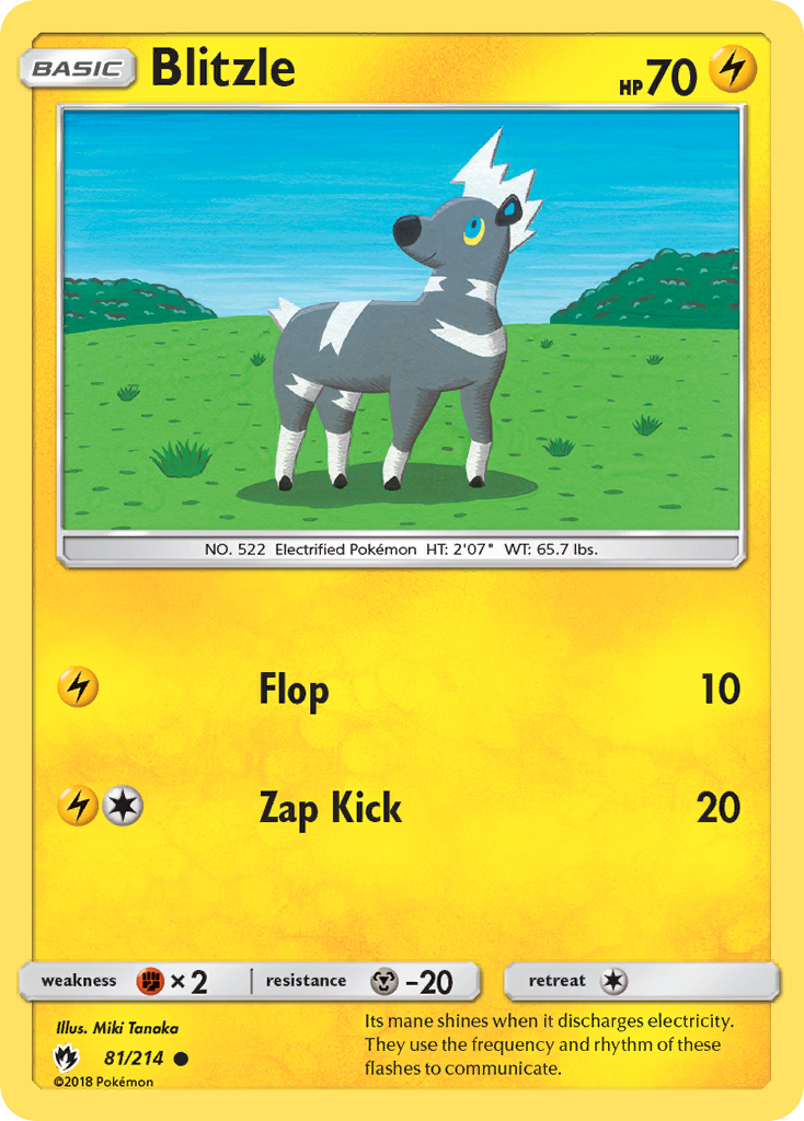 Blitzle (81/214) [Sun & Moon: Lost Thunder] - Card Brawlers | Quebec | Canada | Yu-Gi-Oh!