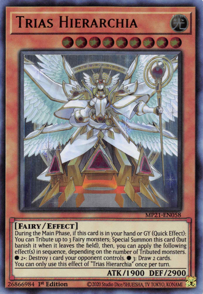 Trias Hierarchia [MP21-EN058] Ultra Rare - Card Brawlers | Quebec | Canada | Yu-Gi-Oh!