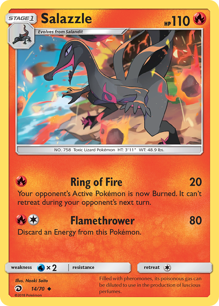 Salazzle (14/70) [Sun & Moon: Dragon Majesty] - Card Brawlers | Quebec | Canada | Yu-Gi-Oh!