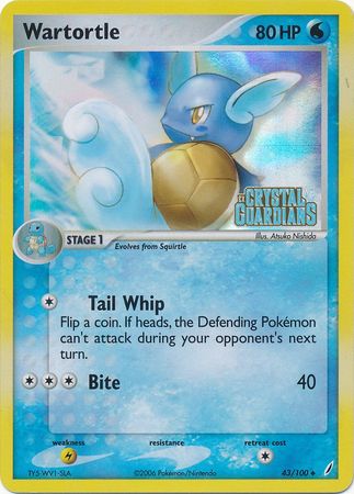 Wartortle (43/100) (Stamped) [EX: Crystal Guardians] - Card Brawlers | Quebec | Canada | Yu-Gi-Oh!