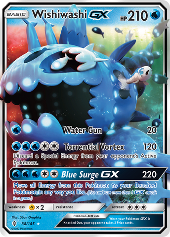 Wishiwashi GX (38/145) [Sun & Moon: Guardians Rising] - Card Brawlers | Quebec | Canada | Yu-Gi-Oh!