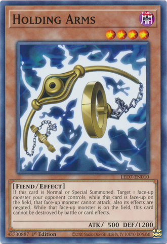 Holding Arms [LED7-EN010] Common - Card Brawlers | Quebec | Canada | Yu-Gi-Oh!