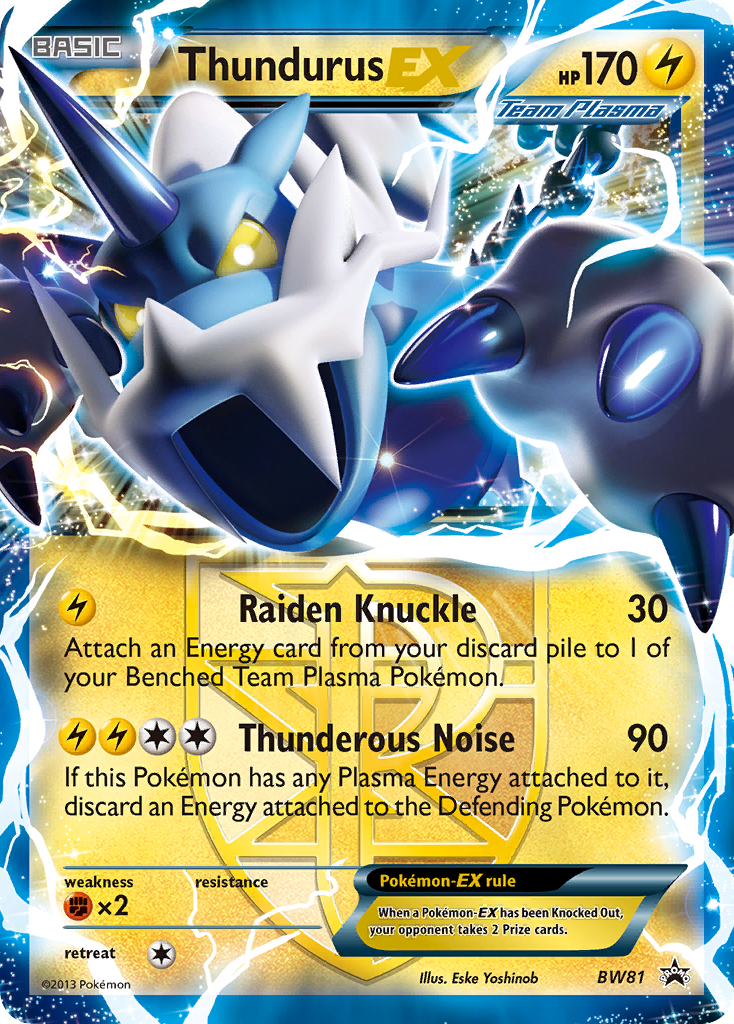 Thundurus EX (BW81) [Black & White: Black Star Promos] - Card Brawlers | Quebec | Canada | Yu-Gi-Oh!