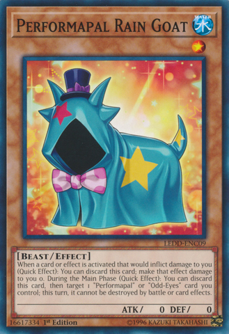 Performapal Rain Goat [LEDD-ENC09] Common - Yu-Gi-Oh! - Card Brawlers | Quebec | Canada |