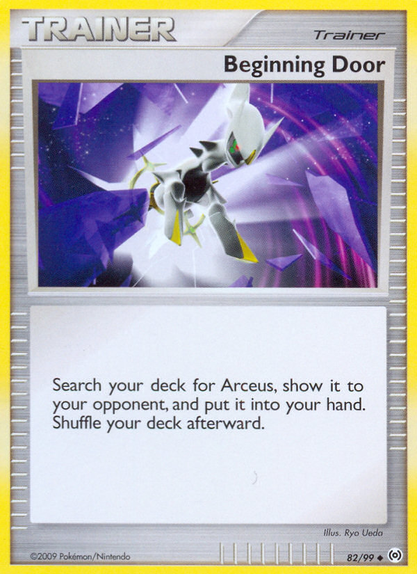 Beginning Door (82/99) [Platinum: Arceus] - Card Brawlers | Quebec | Canada | Yu-Gi-Oh!