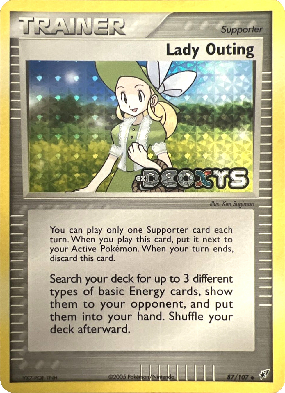 Lady Outing (87/107) (Stamped) [EX: Deoxys] - Card Brawlers | Quebec | Canada | Yu-Gi-Oh!