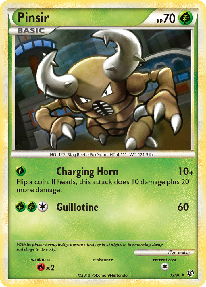 Pinsir (32/90) [HeartGold & SoulSilver: Undaunted] - Card Brawlers | Quebec | Canada | Yu-Gi-Oh!