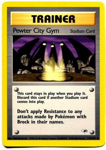 Pewter City Gym (115/132) [Gym Heroes Unlimited] - Card Brawlers | Quebec | Canada | Yu-Gi-Oh!