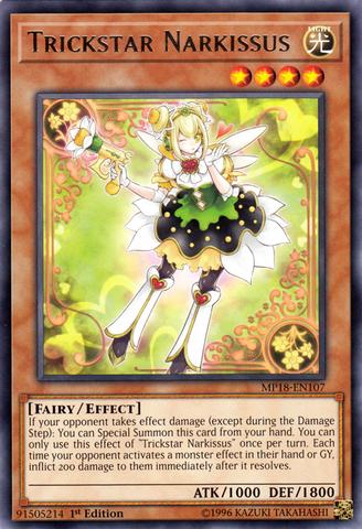 Trickstar Narkissus [MP18-EN107] Rare - Yu-Gi-Oh! - Card Brawlers | Quebec | Canada |