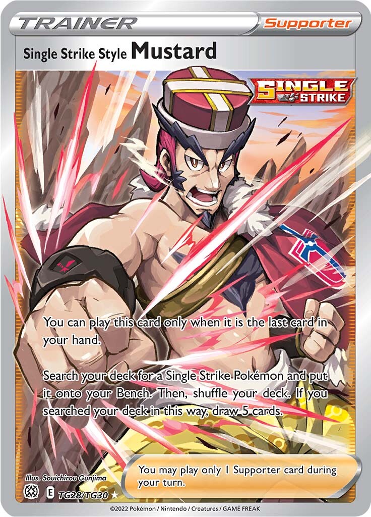 Single Strike Style Mustard (TG28/TG30) [Sword & Shield: Brilliant Stars] - Card Brawlers | Quebec | Canada | Yu-Gi-Oh!