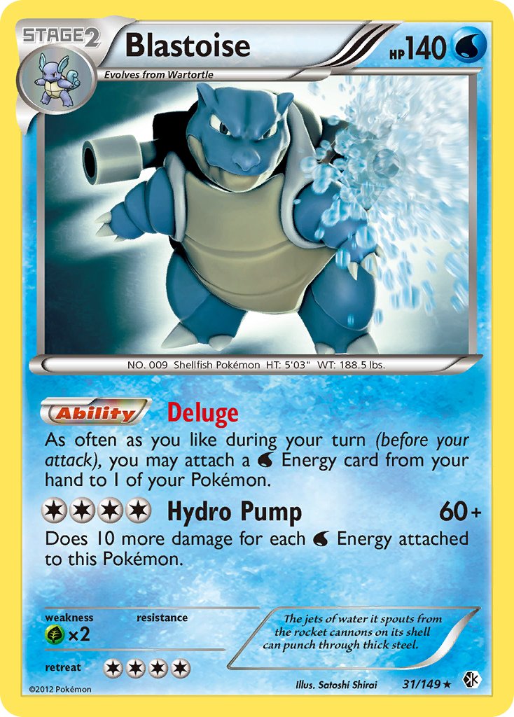 Blastoise (31/149) (Theme Deck Exclusive) [Black & White: Boundaries Crossed] - Card Brawlers | Quebec | Canada | Yu-Gi-Oh!