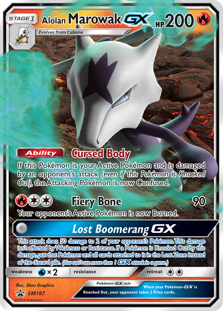 Alolan Marowak GX (SM187) [Sun & Moon: Black Star Promos] - Card Brawlers | Quebec | Canada | Yu-Gi-Oh!