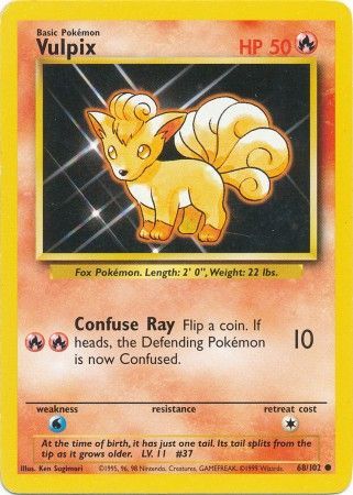Vulpix (68/102) [Base Set Unlimited] - Card Brawlers | Quebec | Canada | Yu-Gi-Oh!