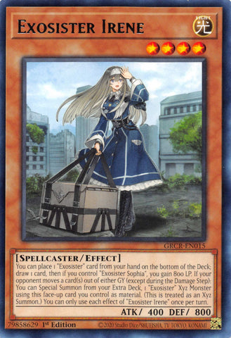 Exosister Irene [GRCR-EN015] Rare - Card Brawlers | Quebec | Canada | Yu-Gi-Oh!