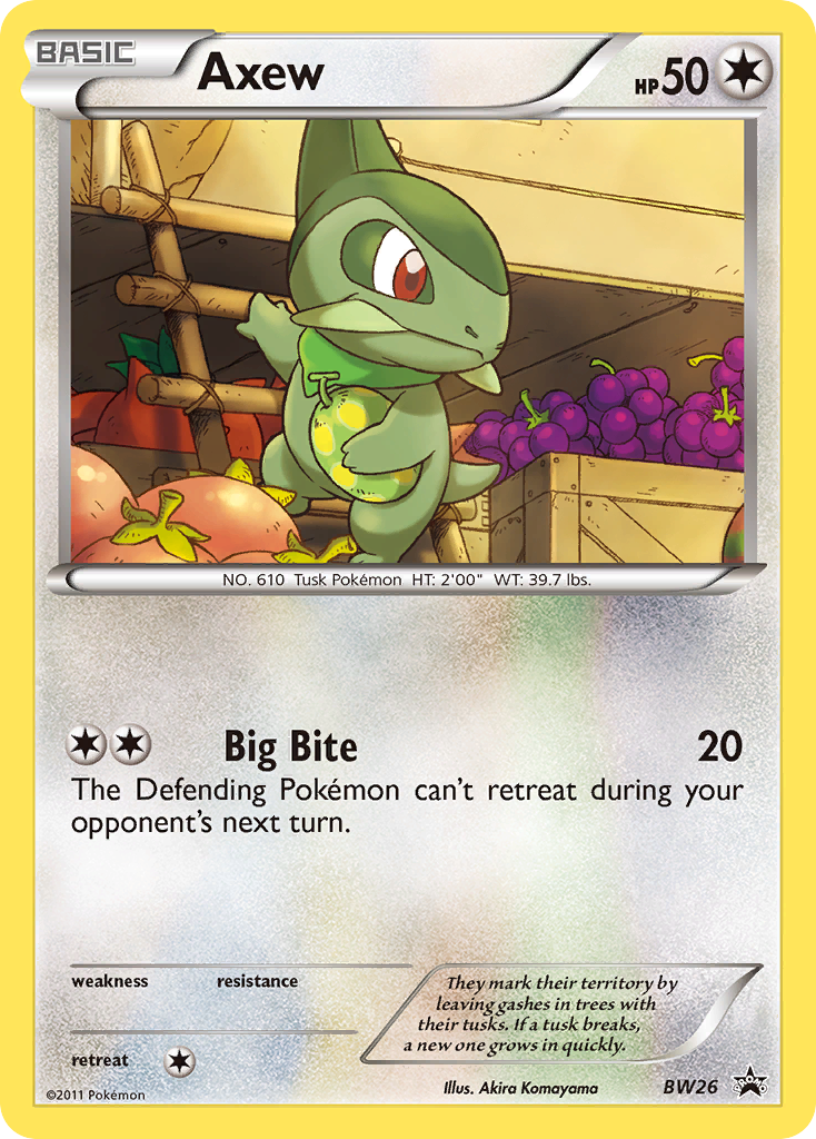 Axew (BW26) [Black & White: Black Star Promos] - Card Brawlers | Quebec | Canada | Yu-Gi-Oh!
