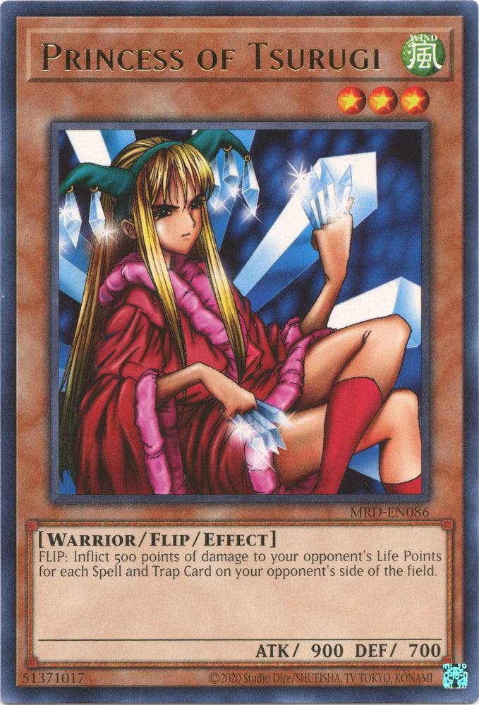 Princess of Tsurugi (25th Anniversary) [MRD-EN086] Rare - Card Brawlers | Quebec | Canada | Yu-Gi-Oh!