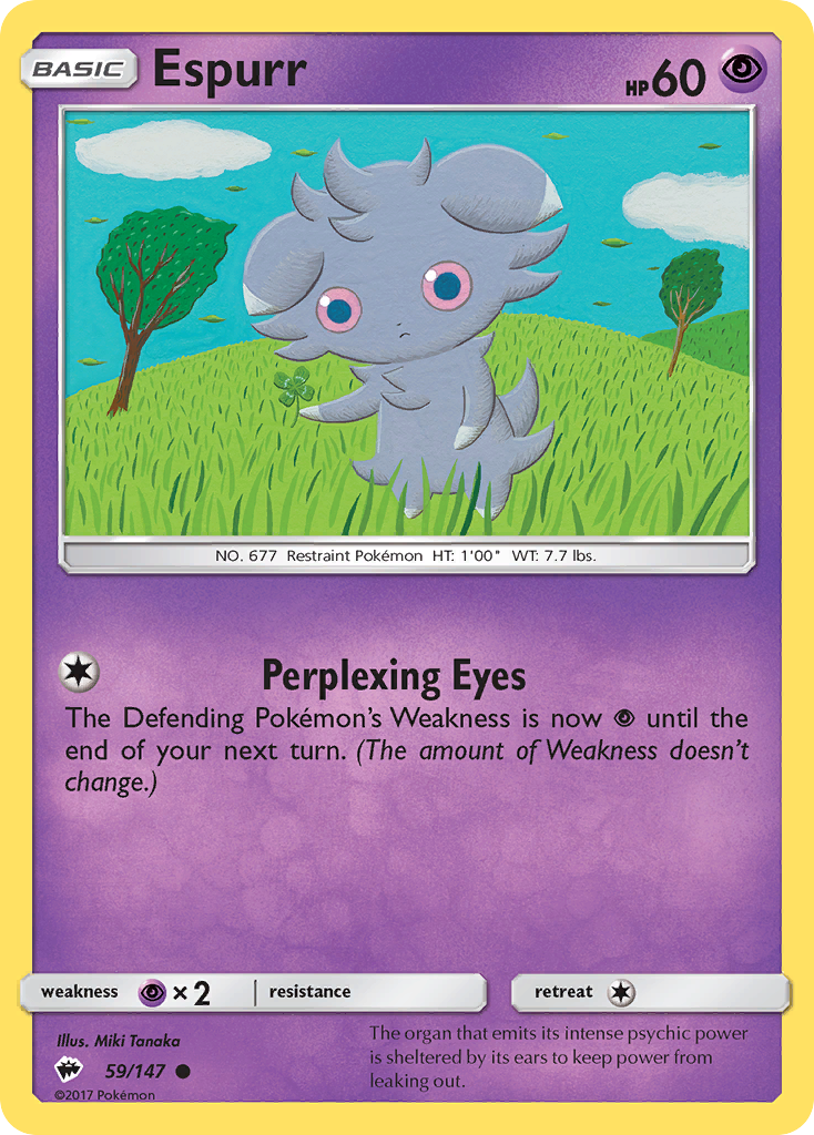 Espurr (59/147) [Sun & Moon: Burning Shadows] - Card Brawlers | Quebec | Canada | Yu-Gi-Oh!