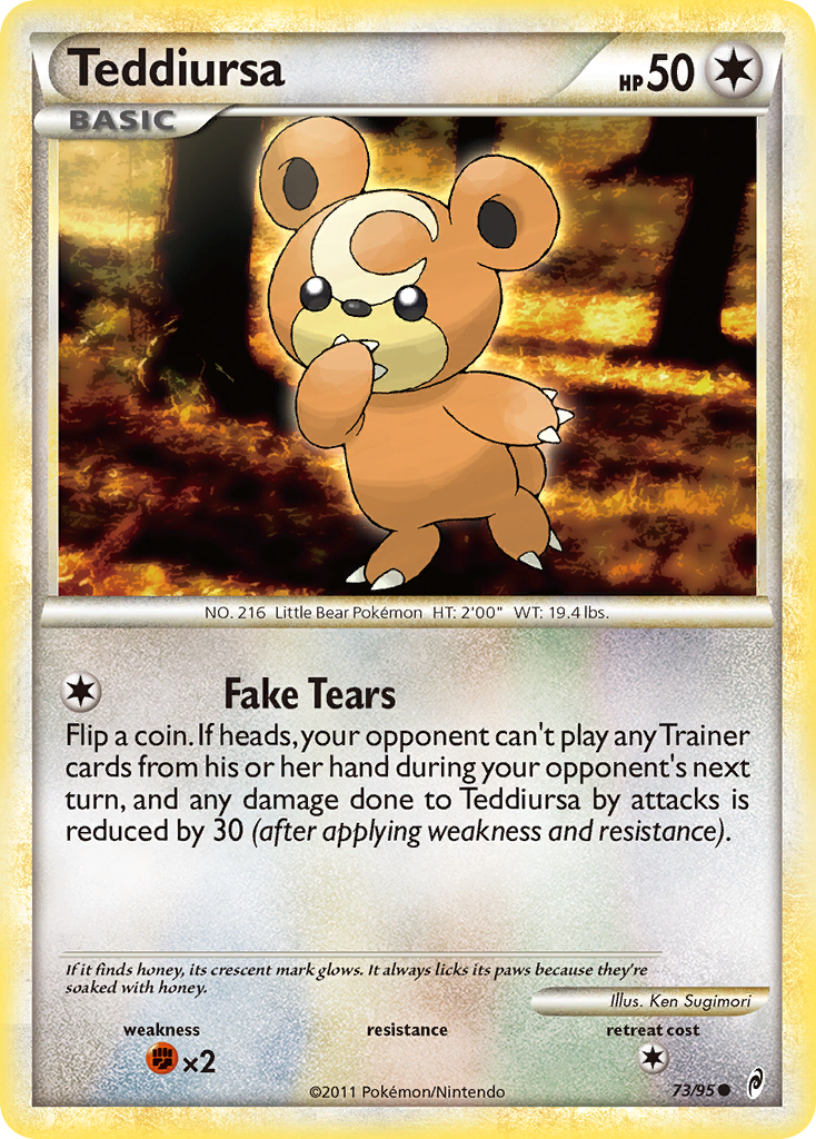 Teddiursa (73/95) [HeartGold & SoulSilver: Call of Legends] - Card Brawlers | Quebec | Canada | Yu-Gi-Oh!