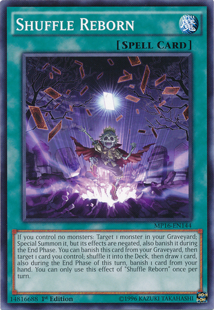 Shuffle Reborn [MP16-EN144] Common - Card Brawlers | Quebec | Canada | Yu-Gi-Oh!