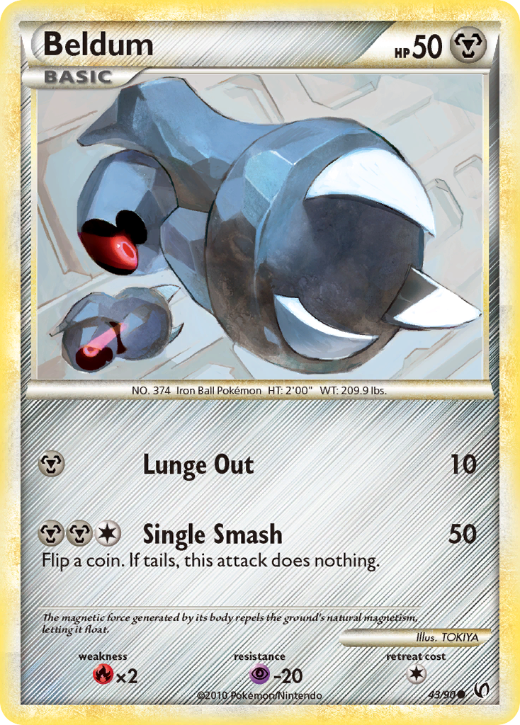 Beldum (43/90) [HeartGold & SoulSilver: Undaunted] - Card Brawlers | Quebec | Canada | Yu-Gi-Oh!