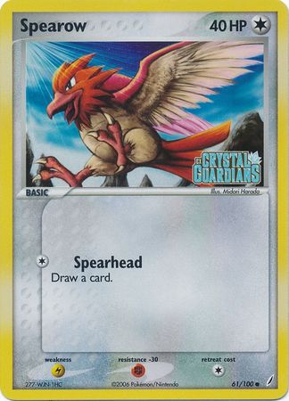 Spearow (61/100) (Stamped) [EX: Crystal Guardians] - Card Brawlers | Quebec | Canada | Yu-Gi-Oh!