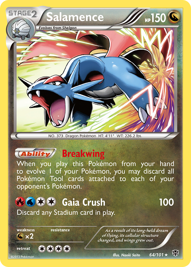 Salamence (64/101) [Black & White: Plasma Blast] - Card Brawlers | Quebec | Canada | Yu-Gi-Oh!