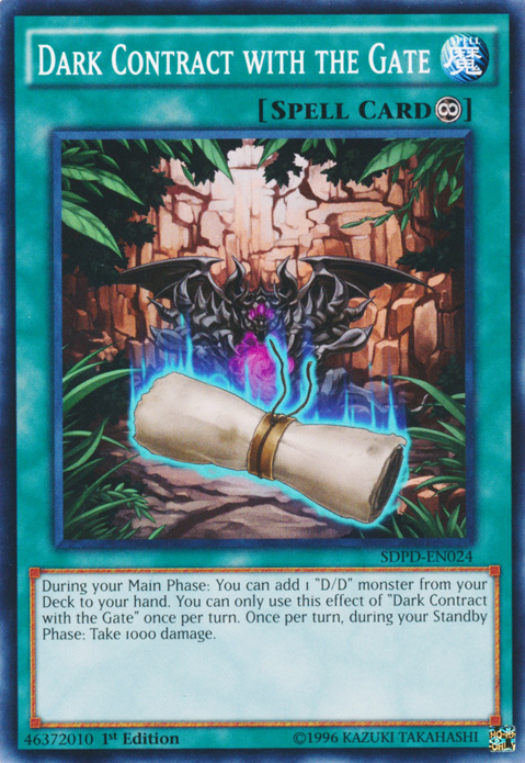 Dark Contract with the Gate [SDPD-EN024] Common - Yu-Gi-Oh! - Card Brawlers | Quebec | Canada |