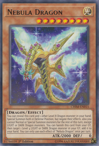 Nebula Dragon [CHIM-EN015] Rare - Card Brawlers | Quebec | Canada | Yu-Gi-Oh!