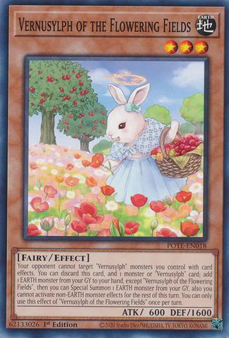 Vernusylph of the Flowering Fields [POTE-EN018] Common - Card Brawlers | Quebec | Canada | Yu-Gi-Oh!
