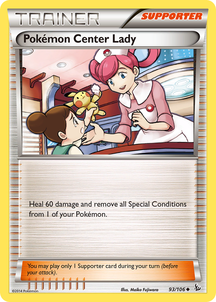 Pokemon Center Lady (93/106) [XY: Flashfire] - Card Brawlers | Quebec | Canada | Yu-Gi-Oh!