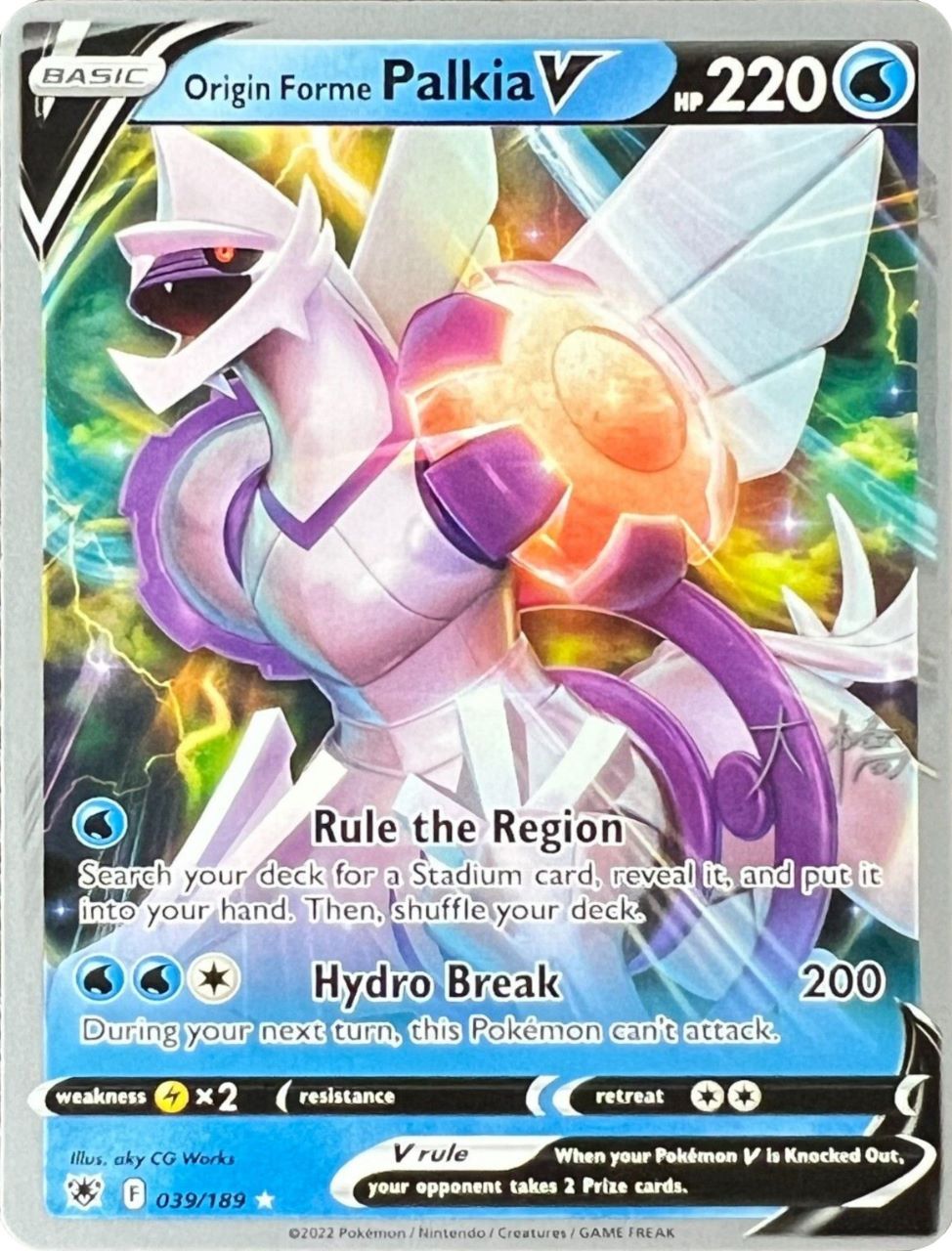 Origin Forme Palkia V (039/189) (Ice Rider Palkia - Rikuto Ohashi) [World Championships 2022] - Card Brawlers | Quebec | Canada | Yu-Gi-Oh!