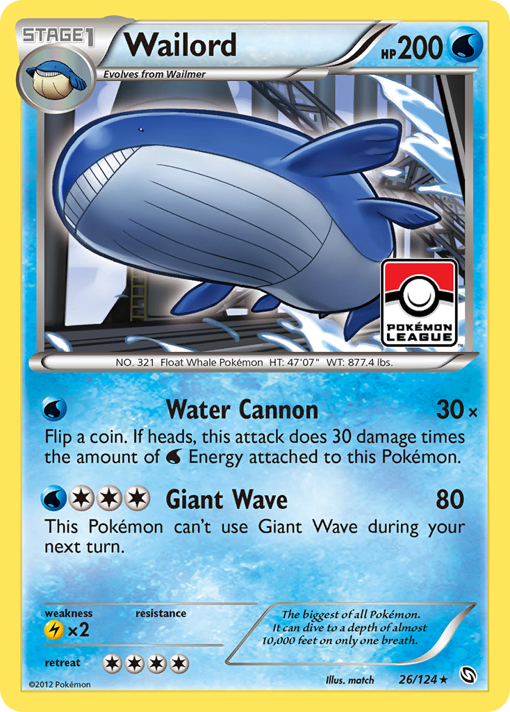 Wailord (26/124) [Black & White: Dragons Exalted] - Card Brawlers | Quebec | Canada | Yu-Gi-Oh!