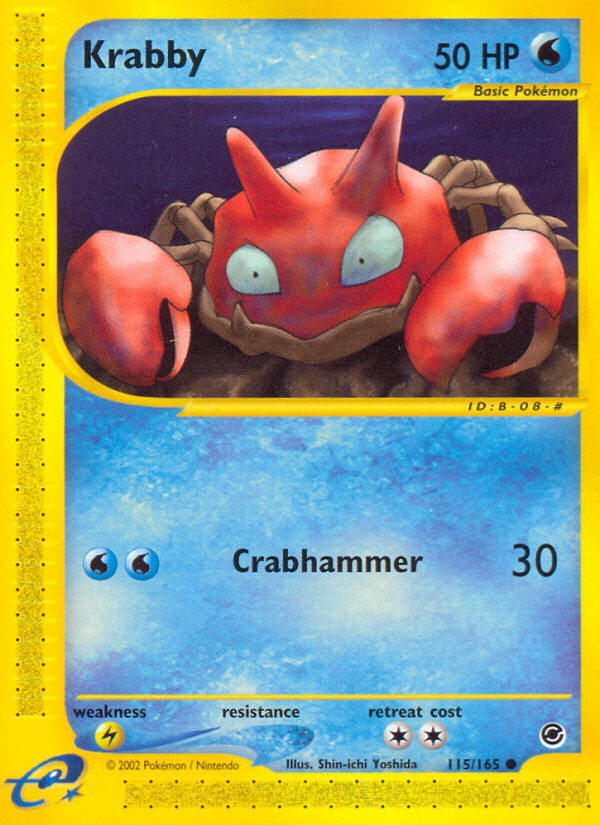 Krabby (115/165) [Expedition: Base Set] - Card Brawlers | Quebec | Canada | Yu-Gi-Oh!