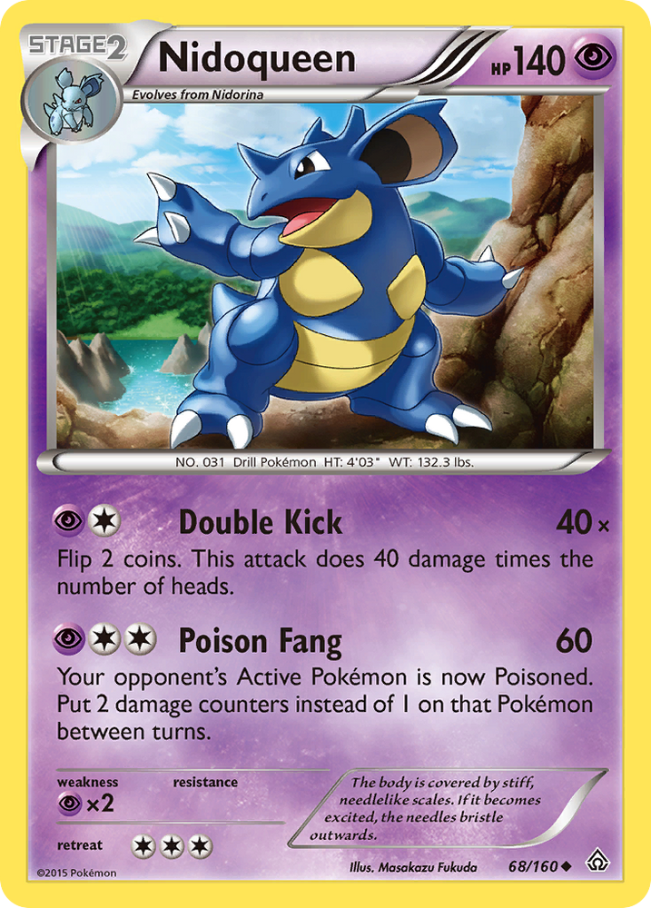 Nidoqueen (68/160) [XY: Primal Clash] - Card Brawlers | Quebec | Canada | Yu-Gi-Oh!