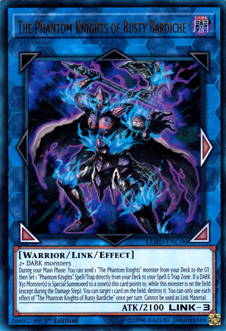 The Phantom Knights of Rusty Bardiche [LEHD-ENC00] Ultra Rare - Card Brawlers | Quebec | Canada | Yu-Gi-Oh!