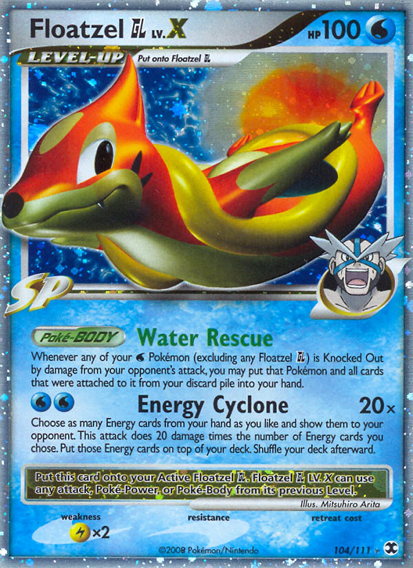 Floatzel GL LV.X (104/111) [Platinum: Rising Rivals] - Card Brawlers | Quebec | Canada | Yu-Gi-Oh!