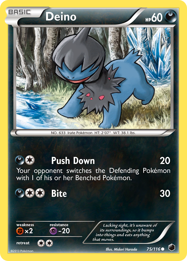 Deino (75/116) [Black & White: Plasma Freeze] - Card Brawlers | Quebec | Canada | Yu-Gi-Oh!