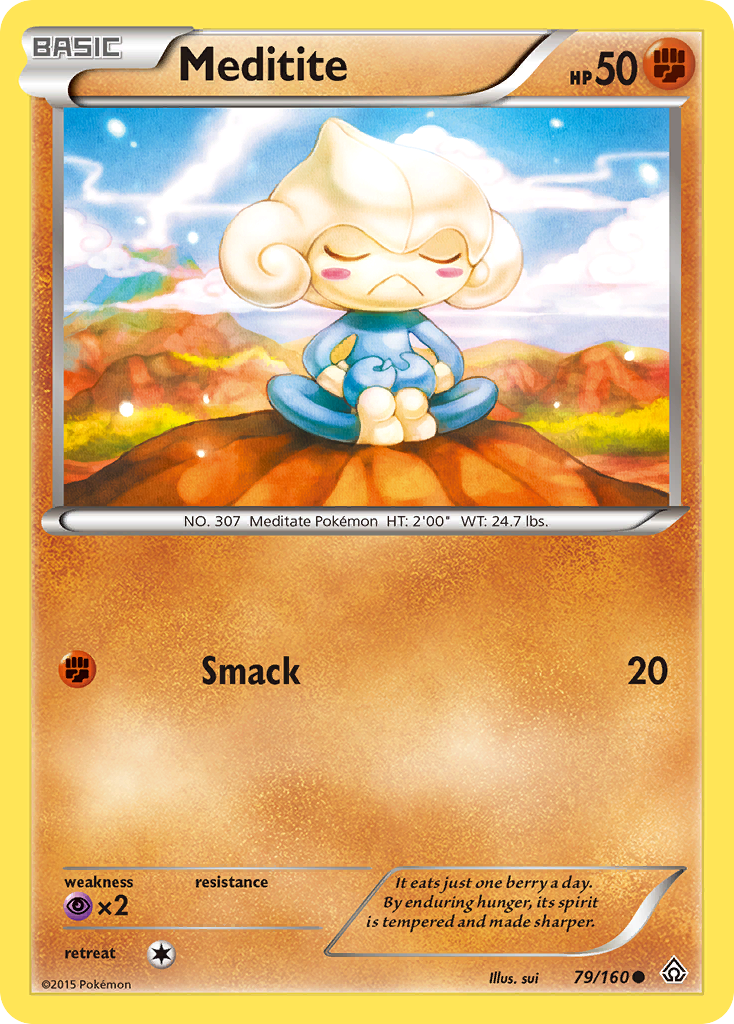 Meditite (79/160) [XY: Primal Clash] - Card Brawlers | Quebec | Canada | Yu-Gi-Oh!